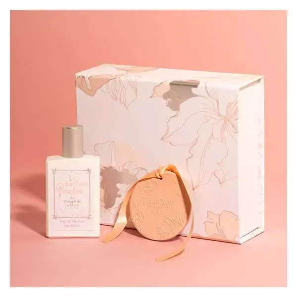 T.LeCLerc coffret parfum iris blanc 50ml et ceramique parfumee iris - blanc