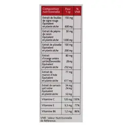 Nutreov Physcience Circuveinol Circulation Veineuse 2 x 30 comprimés