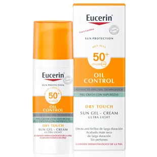 EUCERIN Facial Gel-Crema Oil Control Dry Touch FPS50+ 50ml