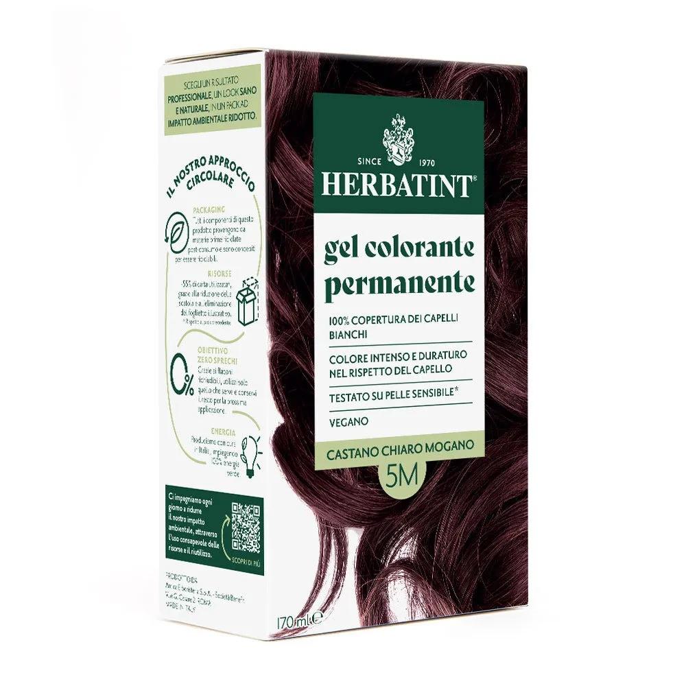 Herbatint Tintura Capelli Gel Permanente 5M Castano Chiaro Mogano 170 ml