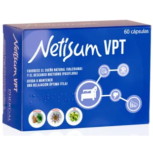 Phergal Laboratorios NetisumVPT Rest Valeriana 60 Cápsulas