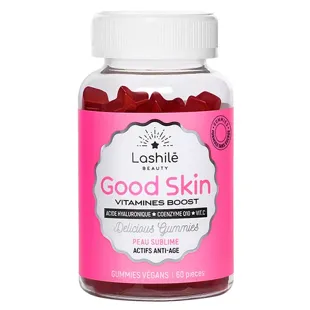 Lashilé Beauty Good Skin Vitamines Boost Pelle Sublime 60 Gomme da masticare vegane