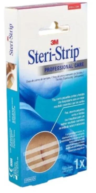 3M Steri Strip Adhesive Suture 6 mm x 7.5 cm 3 Units