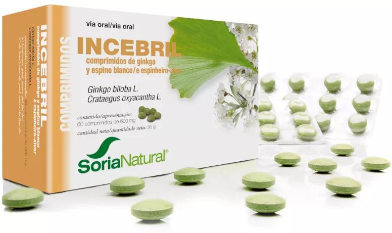Soria Natural Incebril Ginkgo e Espinheiro Branco 60 Comprimidos