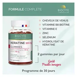 Biocyte Keratine 60 gummies