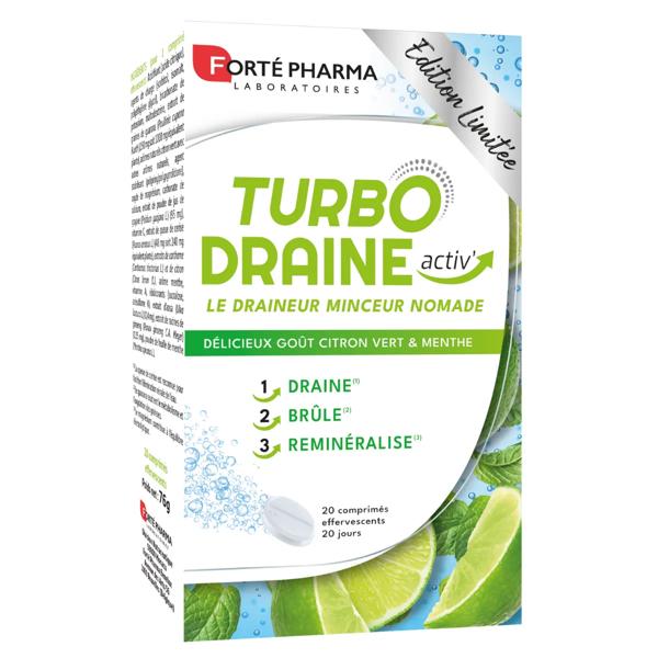 Forté Pharma TurboDraine Activ' Draineur Brûleur 20 comprimidos ...