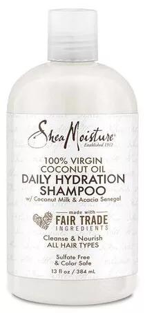 Shea Moisture Shampooing hydratant quotidien à l'huile de noix de coco 100 % vierge 384 ml