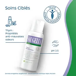 Saugella Triple Protection Soin Lavant Intime Inconforts intimes - Flacon 250ml