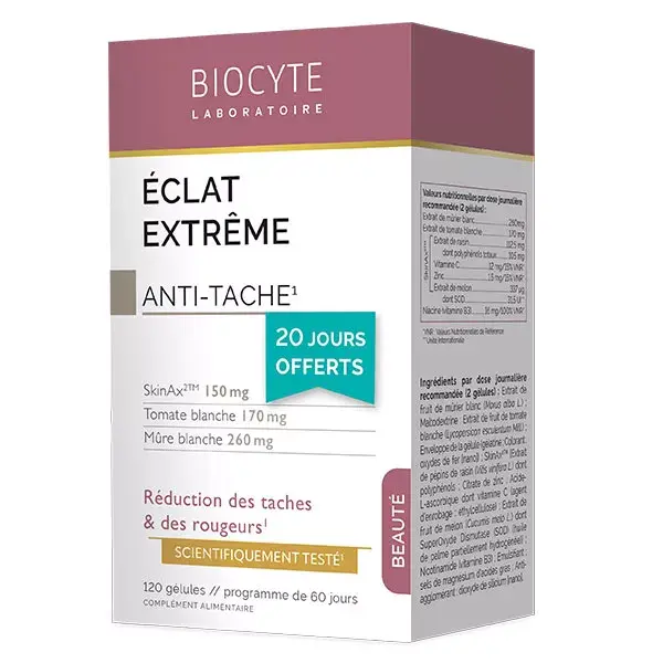 Biocyte Eclat Extrême 3 x 40 gélules