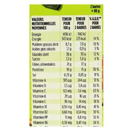 Gerlinéa Repas Minceur Barres Salées Carottes 6 x 40g