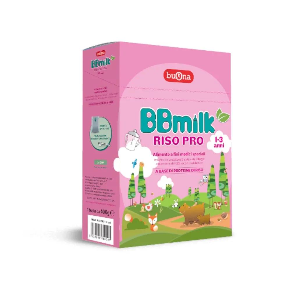 Buona BBmilk Riso Pro 1-3 Anni Per Allergia alle Proteine del Latte Vaccino o della Soia 400 gr