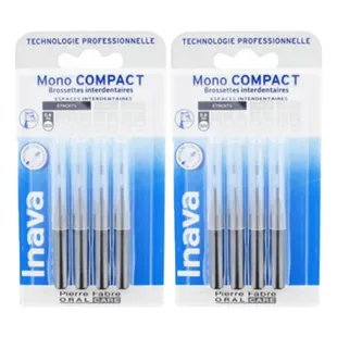 Pennelli Inava 0,6 mm Mono Compact Narrow Spaces Nero 4 unità Confezione da 2