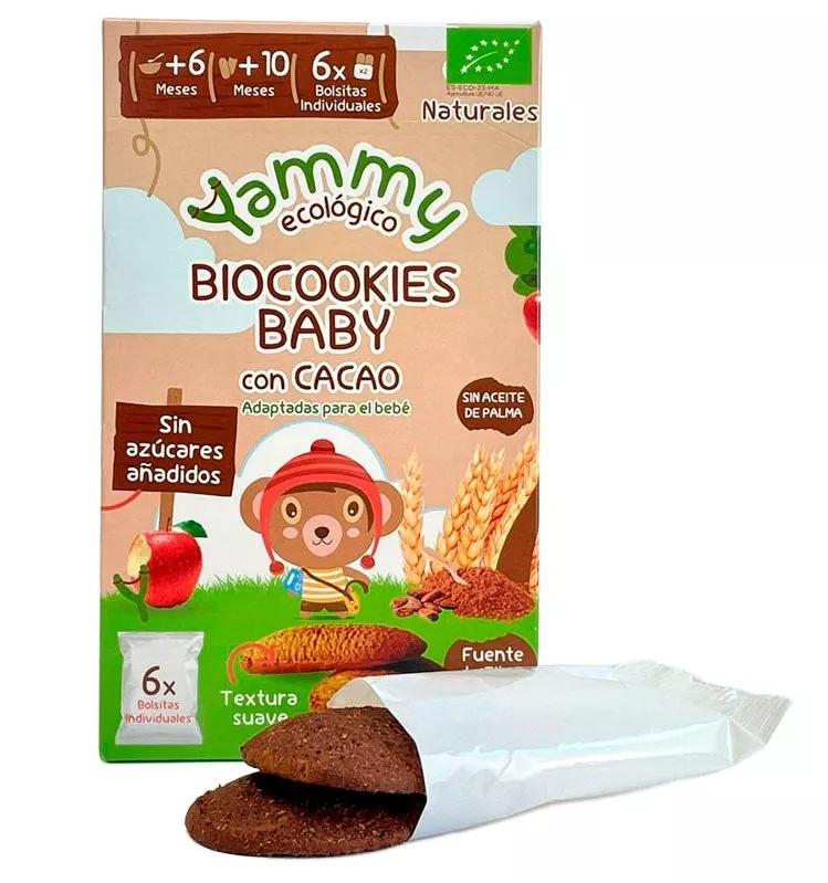 Yammy Bolachas  Biocookies Baby com Cacau Ecológicas 150gr