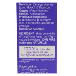 Naturactive Huile Essentielle Bio Ylang Ylang 5ml