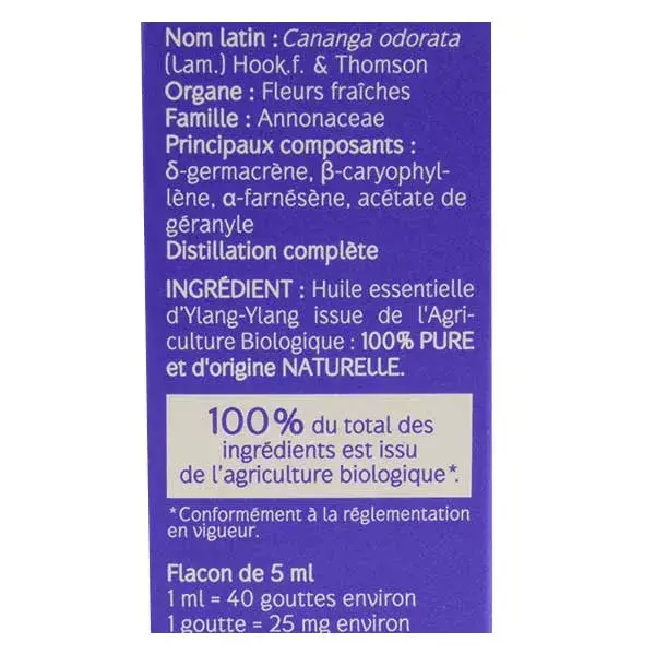 Naturactive aceite esencial Ylang Ylang orgnico 5ml