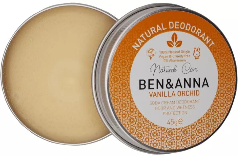 Ben&Anna Crème Déodorante Vanille Orchidée 45 gr