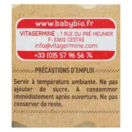 Babybio Desserts Lactés Pot Brassé au Lait de Vache Poire Cannelle +6m Bio Lot de 2 x 130g