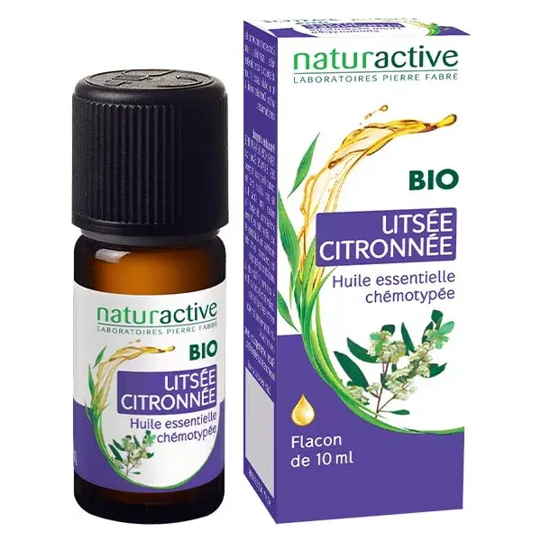 Naturactive Huile Essentielle Litsée Citronnée Bio 10ml | Prix bas
