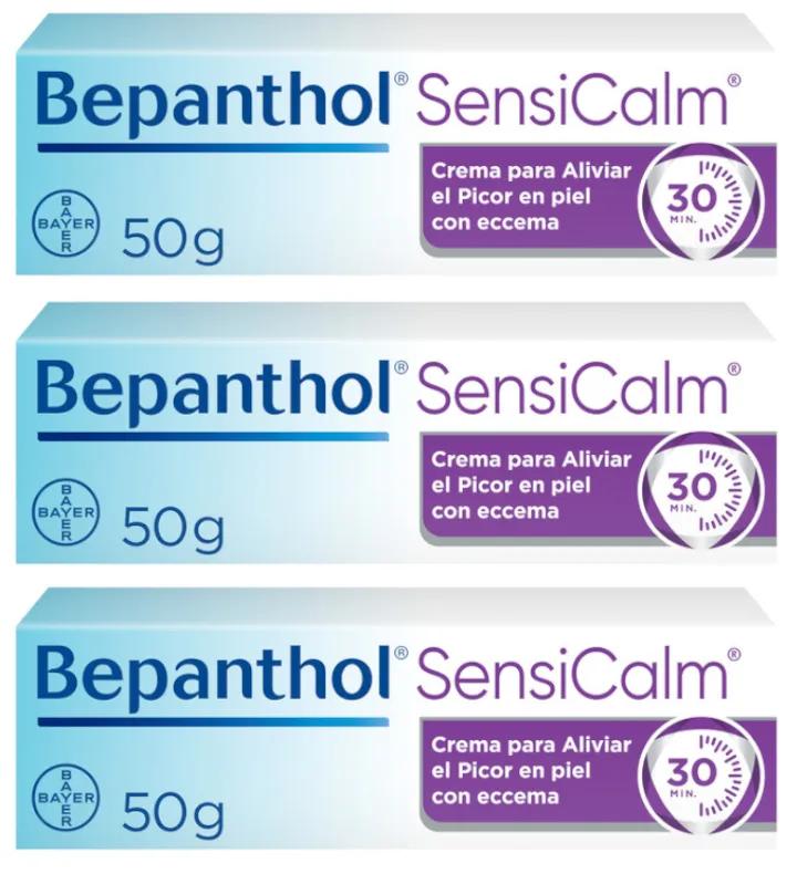 Bepanthol Sensicalm Cream for Skin Irritations and Atopic Skin 3x50 gr