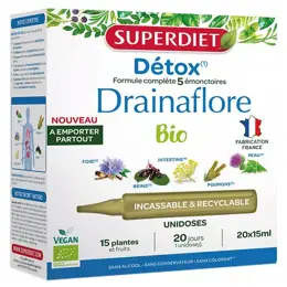 Superdiet Drainaflore Bio 20 unidoses