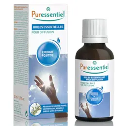 Puressentiel Diffusion Mélange Huiles Essentielles Diffuse Énergie Positive 30ml