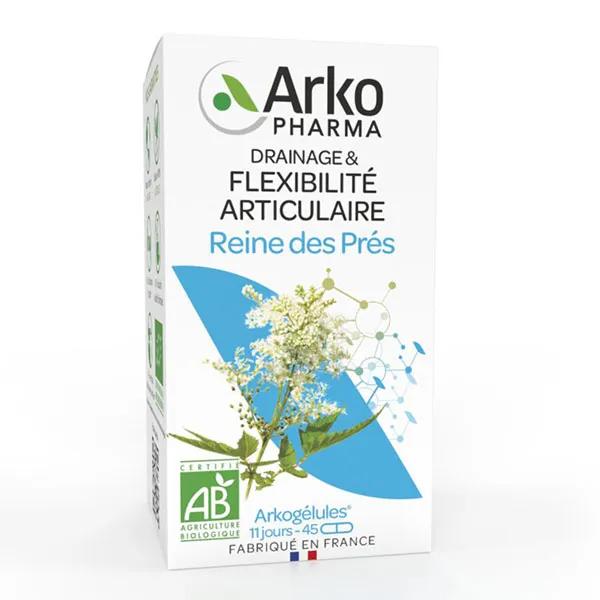 Arkopharma Arkogélules Drenaje y Flexibilidad Reine des prés 45 cápsulas