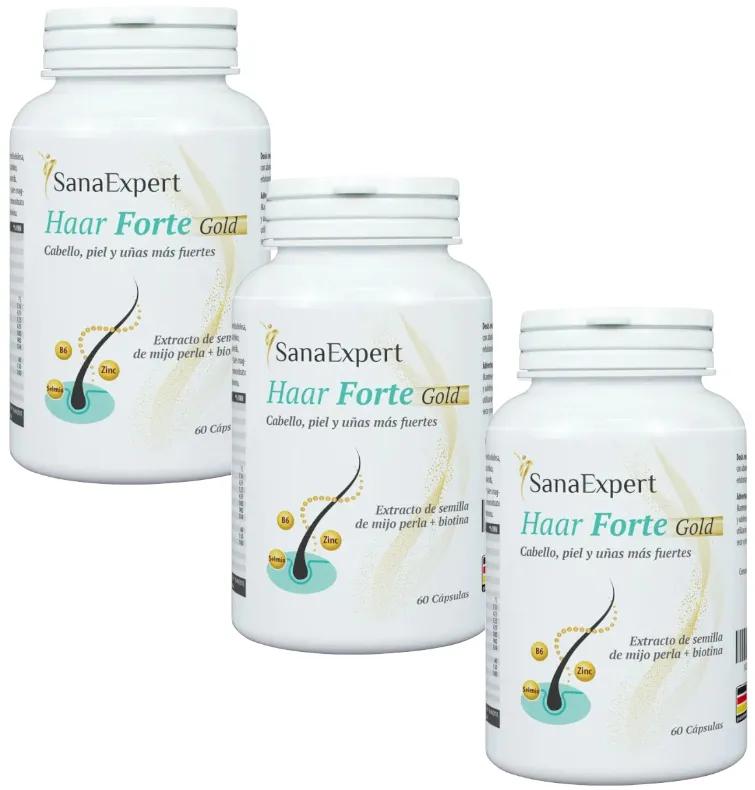SanaExpert Haar Forte Goud 3x60 Capsules
