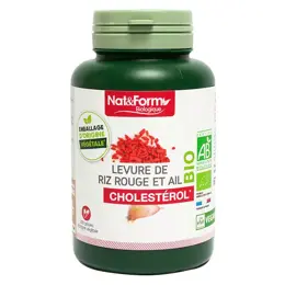 Nat & Form Bio Levure de Riz Rouge & Ail 200 gélules végétales