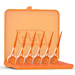 TePe Easy Pick Cure-Dents Silicone Orange XS/S 36 unités