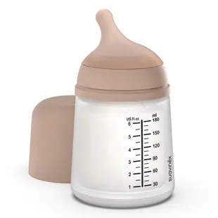 Suavinex, Zerø.Zerø, Biberon Anti-colica - Flusso Lento / S Medio - 180ml