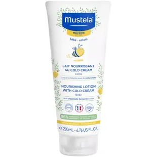 Mustela Cold Cream y Cera de Abeja Leche Nutritiva 200 ml