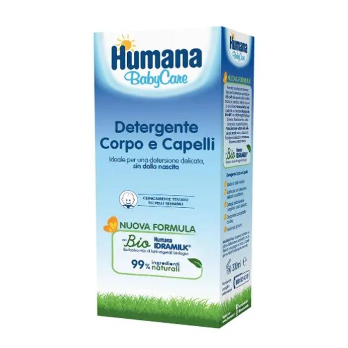 Humana Baby Detergente Corpo e Capelli Neonati e Bambini 300 ml