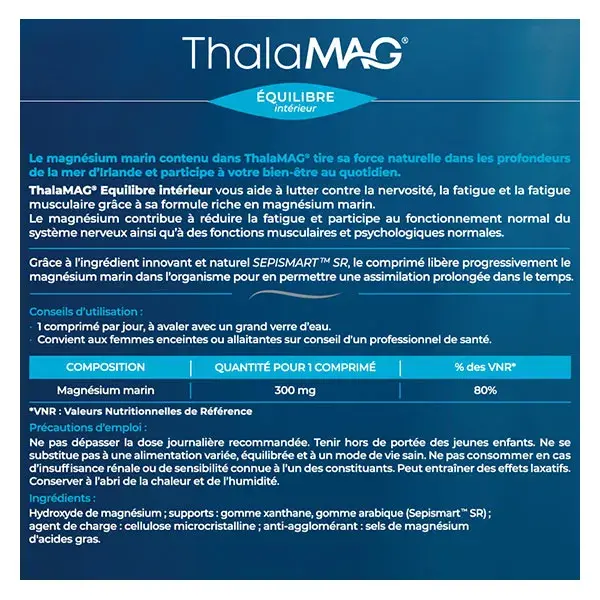 Thalamag Marine Magnesium Balance Set of 2 x 30 Tablets