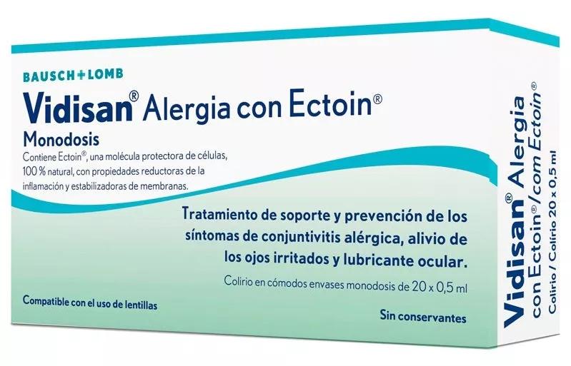 Bausch&Lomb Vidisan Alergia con Ectoína 20 Monodosis