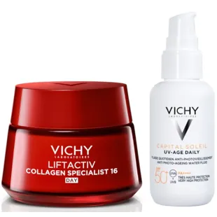 Vichy Liftactiv Collagen Specialist Cream 50 ml + Capital Soleil UV-AGE Fluid SPF50+ 40 ml