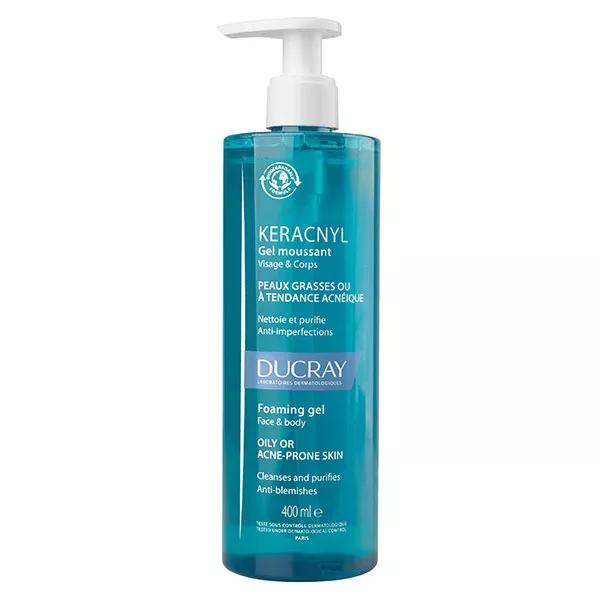 Ducray Keracnyl Gel Moussant Peaux à Tendance Acnéique 400ml