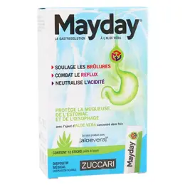 (aloevera)2 Zuccari Mayday à l'Aloe Vera 12 sticks