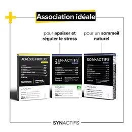 Aragan - Synactifs - AdresolProtect® - Surmenage - Zinc, Rhodiola - 30 gélules