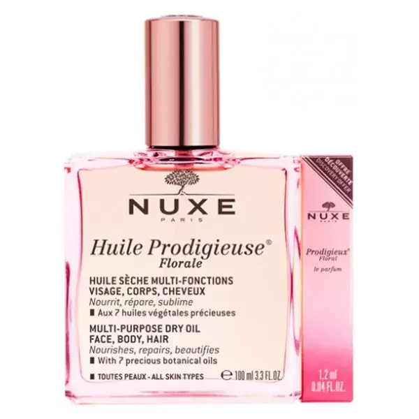 Nuxe Pack Huile Prodigieuse Florale 100ml + Prodigieux Floral Le Parfum 1,2ml