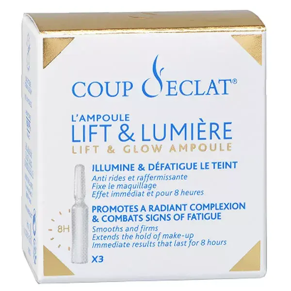 Coup d'Eclat Face Lift & Light Box of 3
