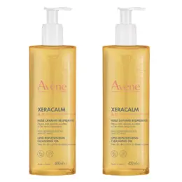 Avène XeraCalm A.D Huile Lavante Relipidante Lot de 2 x 400ml