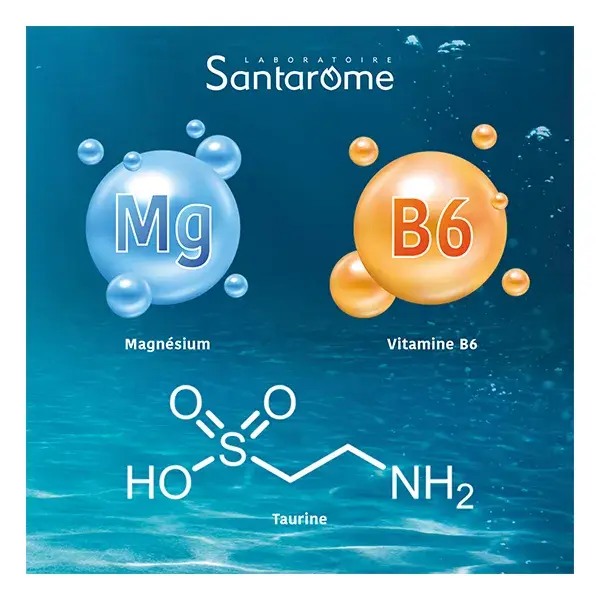 Santarome Magnésium Extra Fort 360 mg Stress 40 Gummies Sans sucres