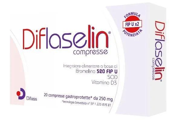 Diflaselin Integratore Drenante per il Benessere Intestinale 20 Compresse