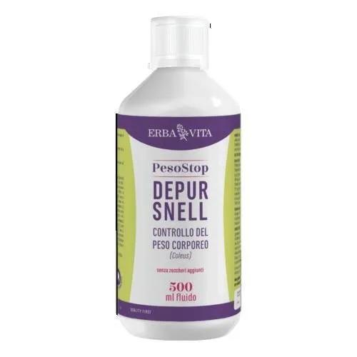 Erba Vita Peso Stop Depur Snell Integratore Depurativo Snellente 500 ml