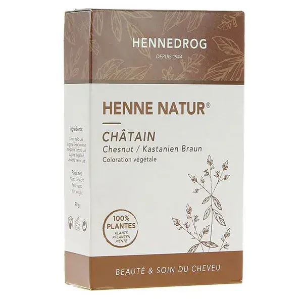 Henné Nature Châtain - 90 gr