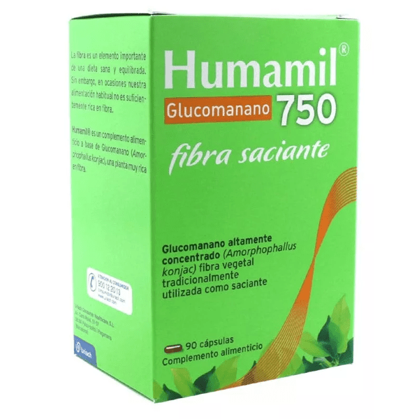 Uriach Humamil Glucomannan 750 mg 90 Kapseln