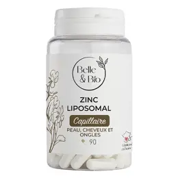 Belle & Bio Cheveux et Ongles Zinc Liposomal Cure 3 mois 90 gélules