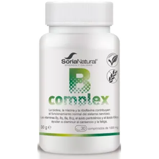 Soria Natural B Complex 30 Tablets
