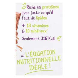 Gerlinéa Repas Minceur Barres Fourrées Chocolat et Noisettes 8 x 45g