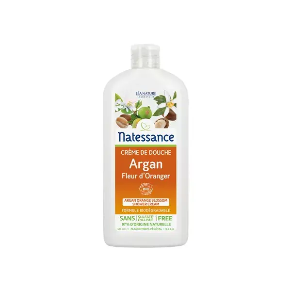 Natessance Argan & Orange Blossom Shower Cream 500ml 